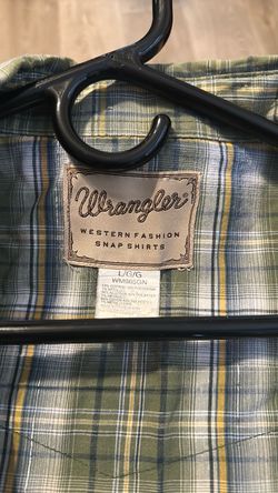 Wrangler Western Fashion Snap Shirt Large