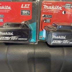 Two Makita’s 5.0