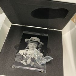 New Retired Swarovski Crystal Butterfly Frame 211742