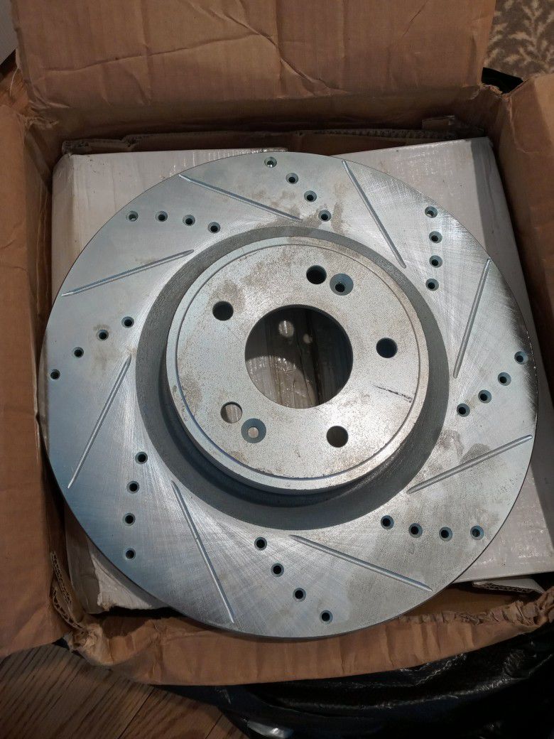 R1 Concepts Drilled And Slotted Rotors New