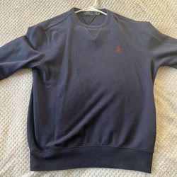 Navy Blue Polo Ralph Lauren Sweat Shirt