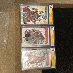 Signed And Graded Comic Books $450 OBO