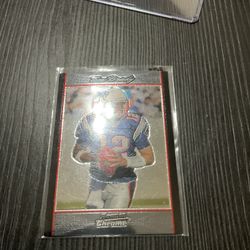 2007 Bowman Chrome Tom Brady Football Card New England Patriots Legend 