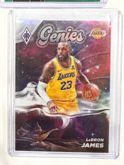LeBron James Lakers Genies Basketball Card