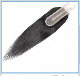 Braizilian 2x6 HD Lace Closure Straight Human Hair Deep Middle Part 2x6 Closure with Baby Hair (14 inch)