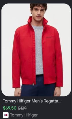 Tommy Hilfiger Sweater Red/Blue,White Stripes