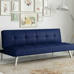 Gabby Blue Linen Futon

