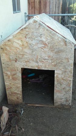 home made big dog house