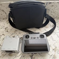 Dji Mini 4 Pro Controller, 2 Batteries, And Carry Case. (no Drone Included)