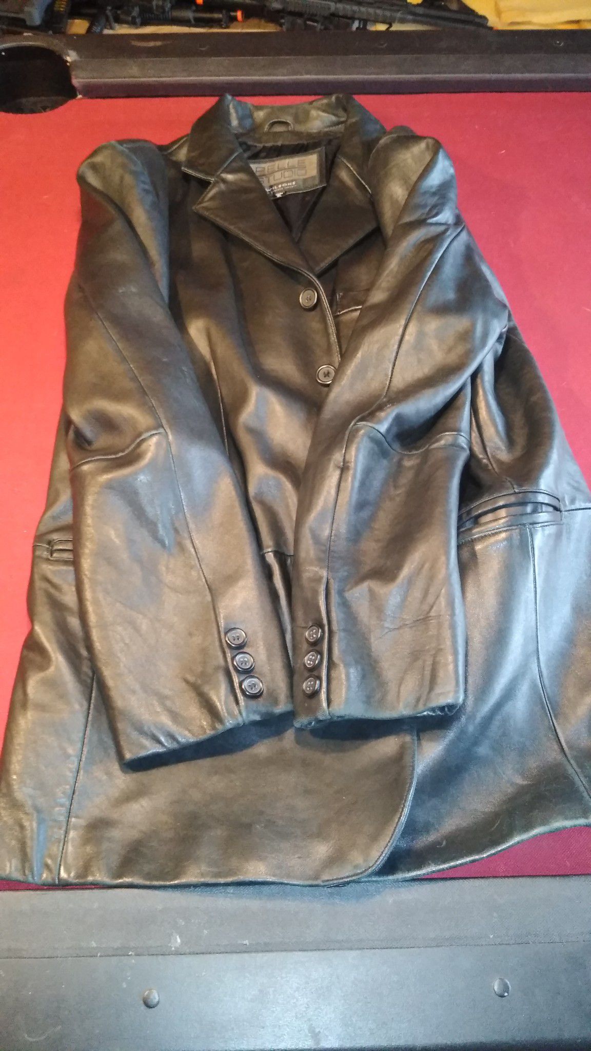 Brand new leather blazer