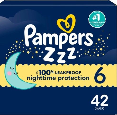 Pampers Overnights Size 6