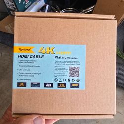 25 ft gold-plated 4K HDMI cable