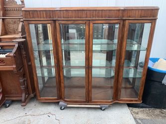 Art Deco Style Glass Cabinet Topper $75 OBO!