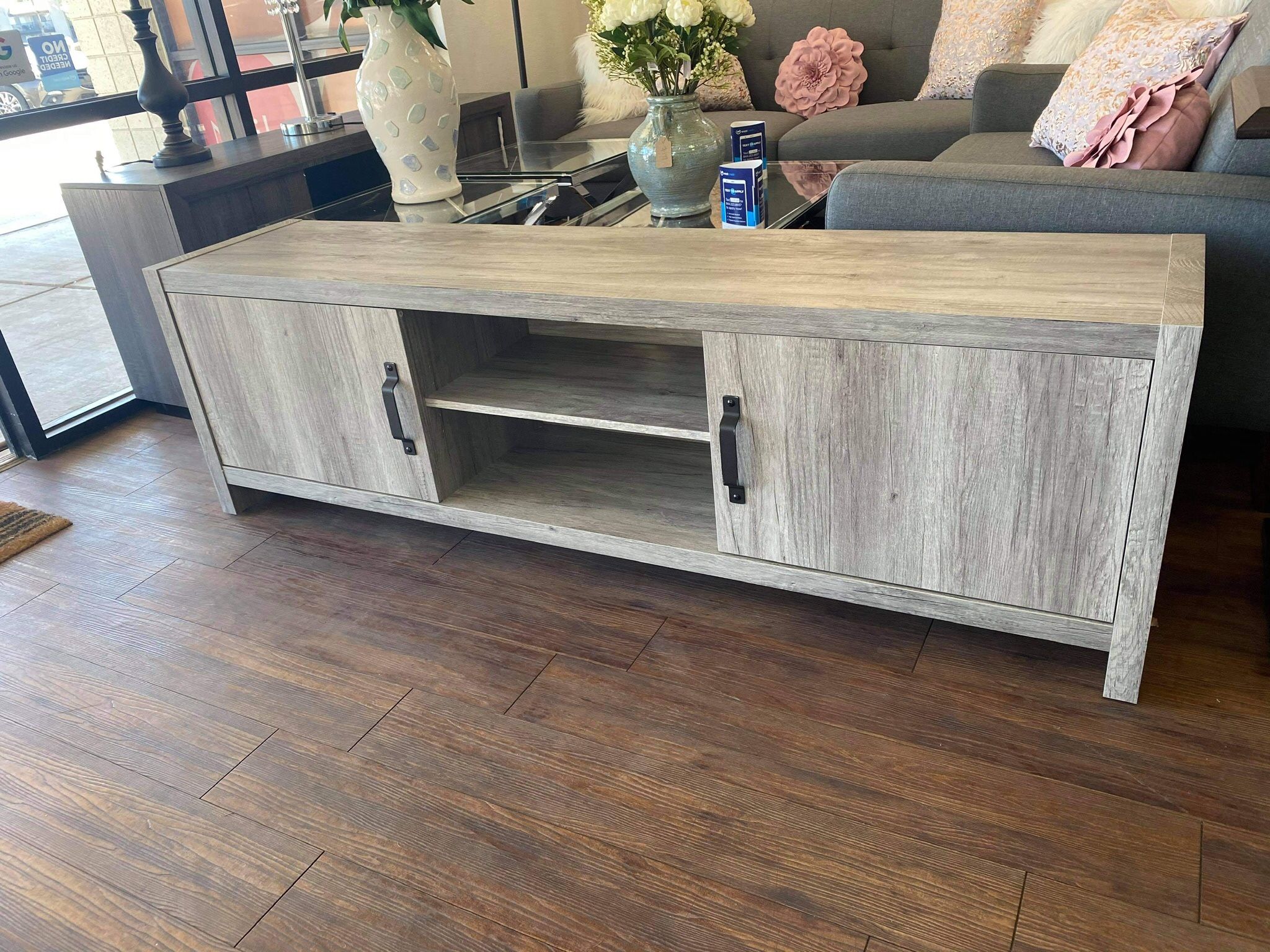 Gray Tv Stand