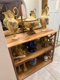 Table and decor- everything for sale- let me know what you’re interested in and I’ll send you the details