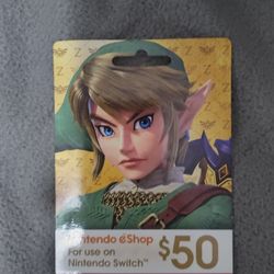 $50 Nintendo shop card