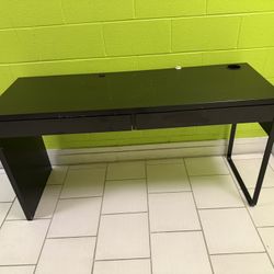 IKEA MICKE Desk, black-brown, 55 7/8x19 5/8