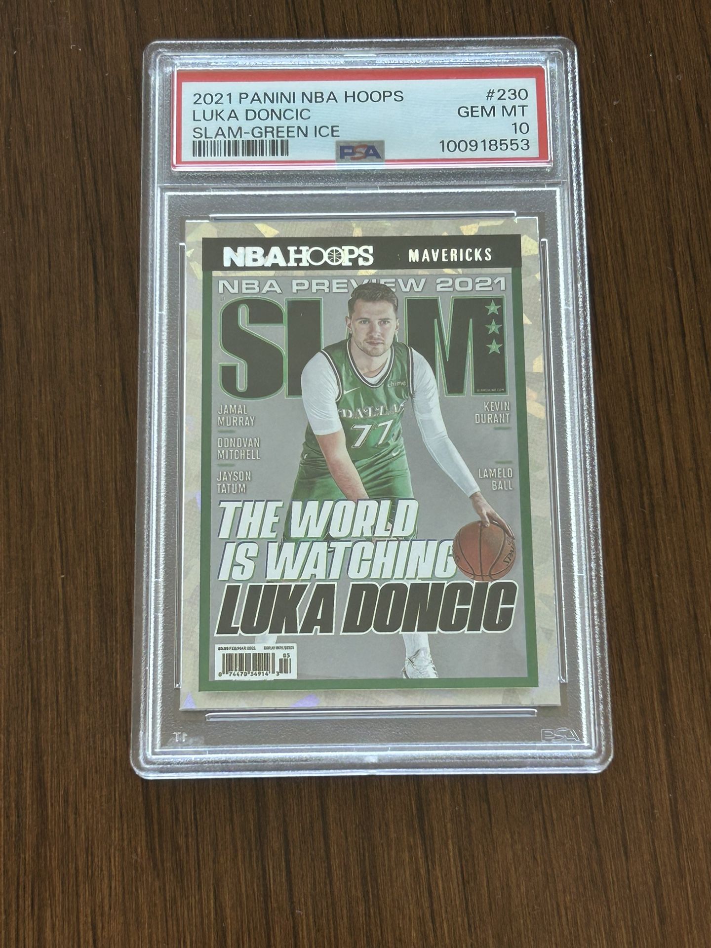 Luka Doncic SLAM PSA 10