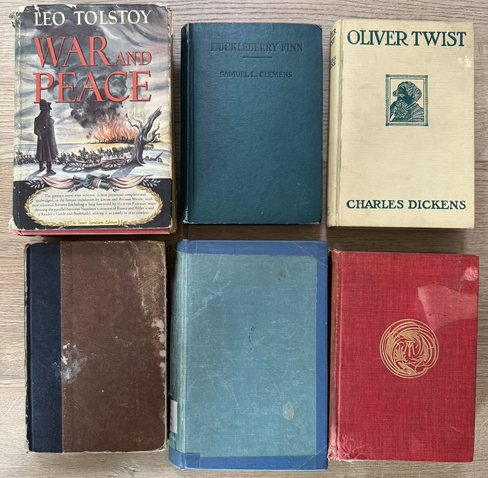 Antique & Classic Book Lot – Edgar Allan Poe, Mark Twain, Dickens & More – 28 Books!
