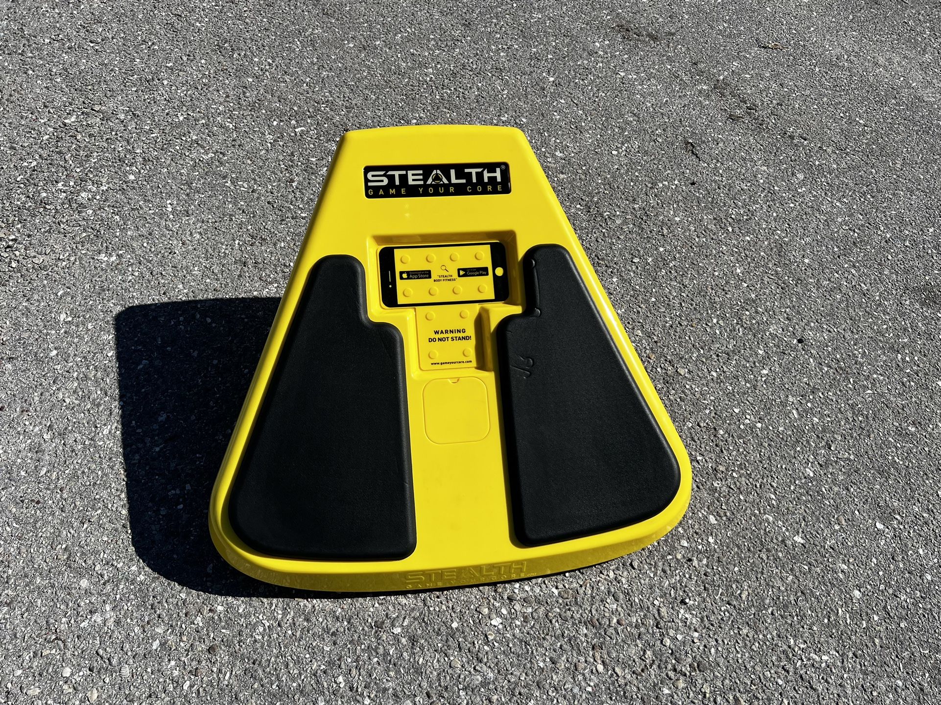 Stealth Plankster Game Your Core Trainer Fitness Board Yellow