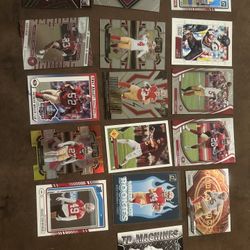 San Francisco 49ers football card 16 card lot
