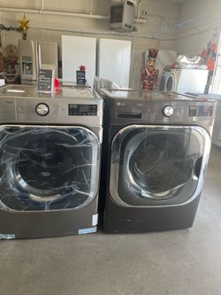 LG washer and gas dryer