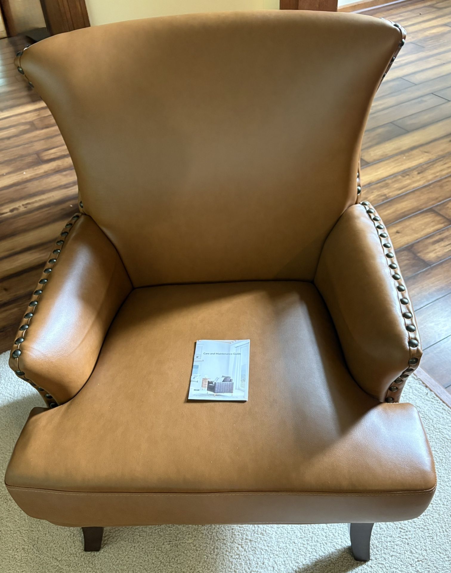 Brand New Vegan Leather Armchair **Lower Price
