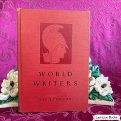 1936 World Writers by William L. Richardson, Vintage School Book