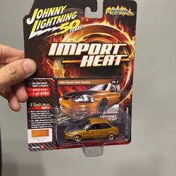 Johnny Lightning 50 Years Import Heat Honda Civic Ek Coupe