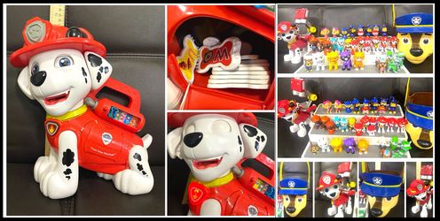 34 Paw Patrol Toys trick-or-treating basket + Game Set 