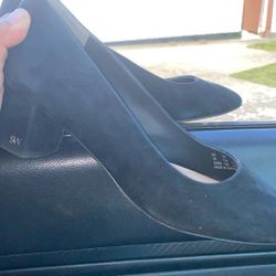 Black Heel Pump Women 7.5 