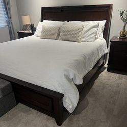 King Size Bed Frame And Box Spring