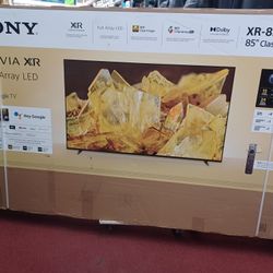85" Screen Top Model By Sony Bravia.  XR85X90CL.  Original  Box SEALED.  Not Refurbished Brown Box 
