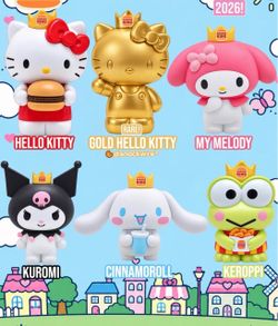 Hello kitty burger king toys