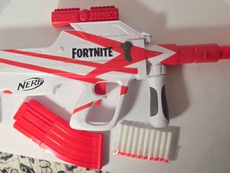 Nerf Fortnite B-AR Motorized Blaster w/ Clip, Darts & Batteries – Tested!