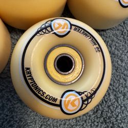 16 Kryptonics 56mm Skateboard Wheels NEW