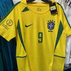 Ronaldo Nazário Brazil Retro Soccer Jersey