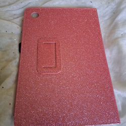Pink Glitter Tablet Holder Case