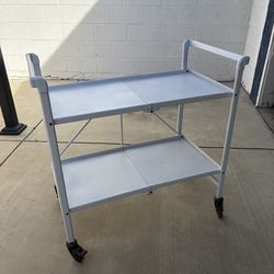 Foldable Rolling Bar Cart - great for parties!