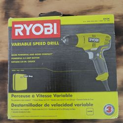 5.5 Amp Corded  Variable Speed Compact Drill/Driver with Bag RYOBI Drill and Impact Driver set