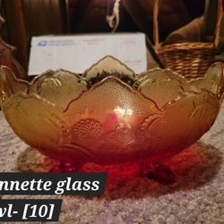 Jeannette Obre Glass Bowl