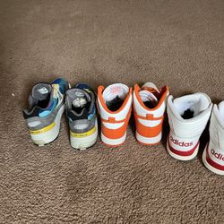 All Size Men 8.5 Orange Nike’s $75.00) (New Balance Sold, ( Adidas’s $65.00 