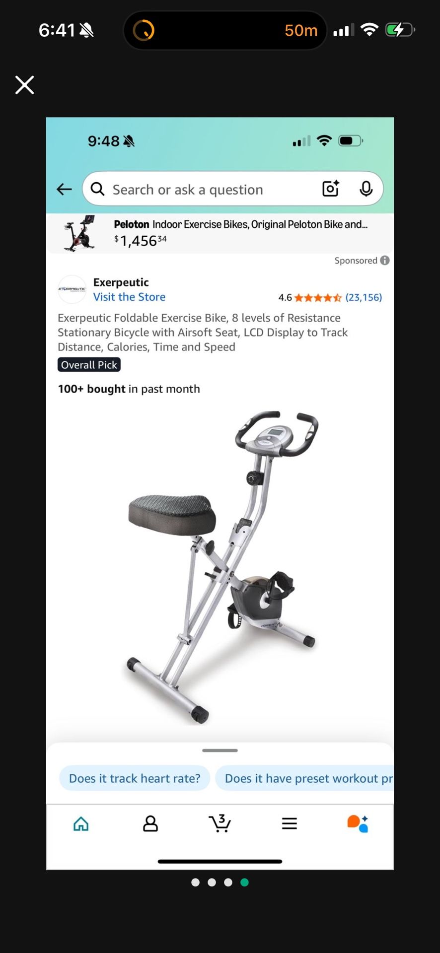 Cycling Bicycle Workout Bike Great Condition!