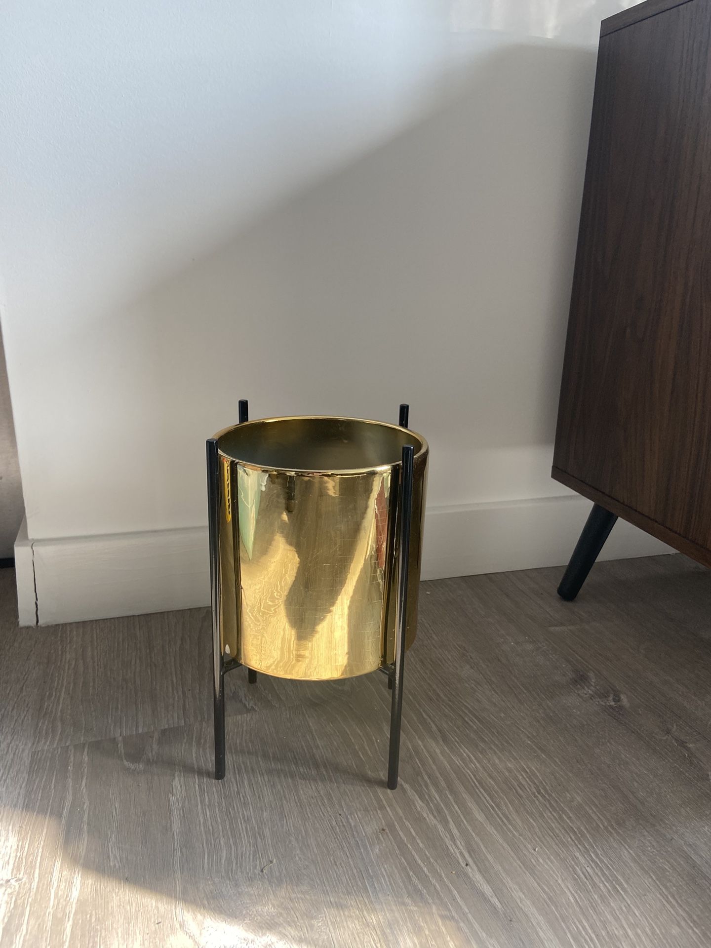 Small Gold Plant Holder