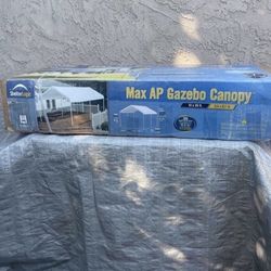 MaxAP Gazebo Canopy - 6 Legs 10 × 20 ft.