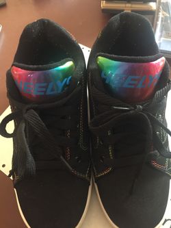Heelys Black, youth size 3 like new