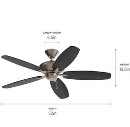 Kichler 52 Inch Renew Patio Fan