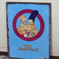 18 x 24-inch The Simpsons Arcade Tin Sign
