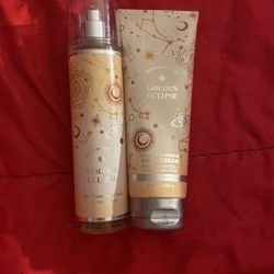 Golden Eclipse Bath and Body Works Set