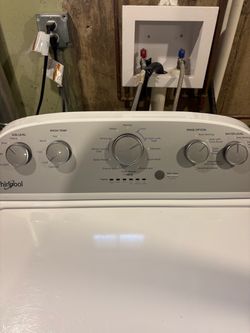 Whirlpool washing machine